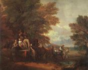 托马斯 庚斯博罗 : the harvest wagon